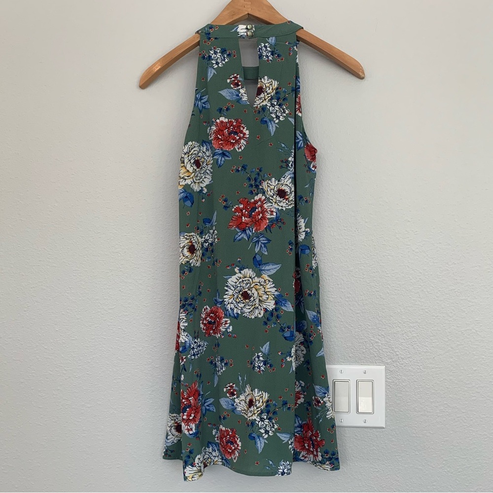 As U Wish lined keyhole neckline floral dress S - Picture 8 of 12